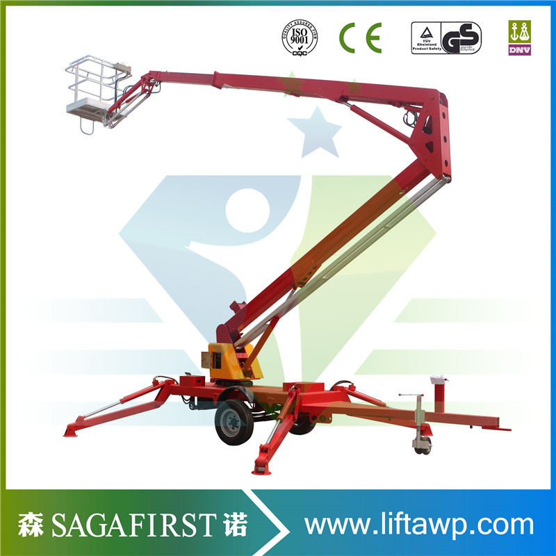 Towable Boom Lift with Lifting Height 8m to 20m 